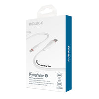 iQuick PowerWire 1 Series TPE Charging Date Cable Type-C to iP 1m
