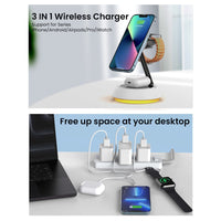 iQuick Twig 2 Multi Functions Wireless Charger With LED Ambient Light
