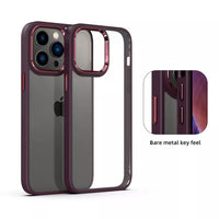 Metal Camera Lens Transparent Protection Shockproof Case
