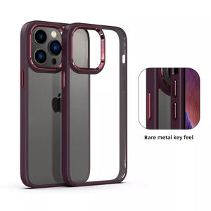 Metal Camera Lens Transparent Protection Shockproof Case