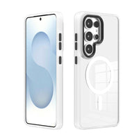 Redefine Metal Camera Lens Transparent Case Cover With Magnetic Ring for Samsung Galaxy S26 Ultra
