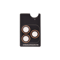 iPhone 17 Pro / Pro Max Kinglas Metal Ring HD Tempered Glass Camera Lens Protector Film
