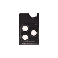 iPhone 17 Pro / Pro Max Kinglas Metal Ring HD Tempered Glass Camera Lens Protector Film
