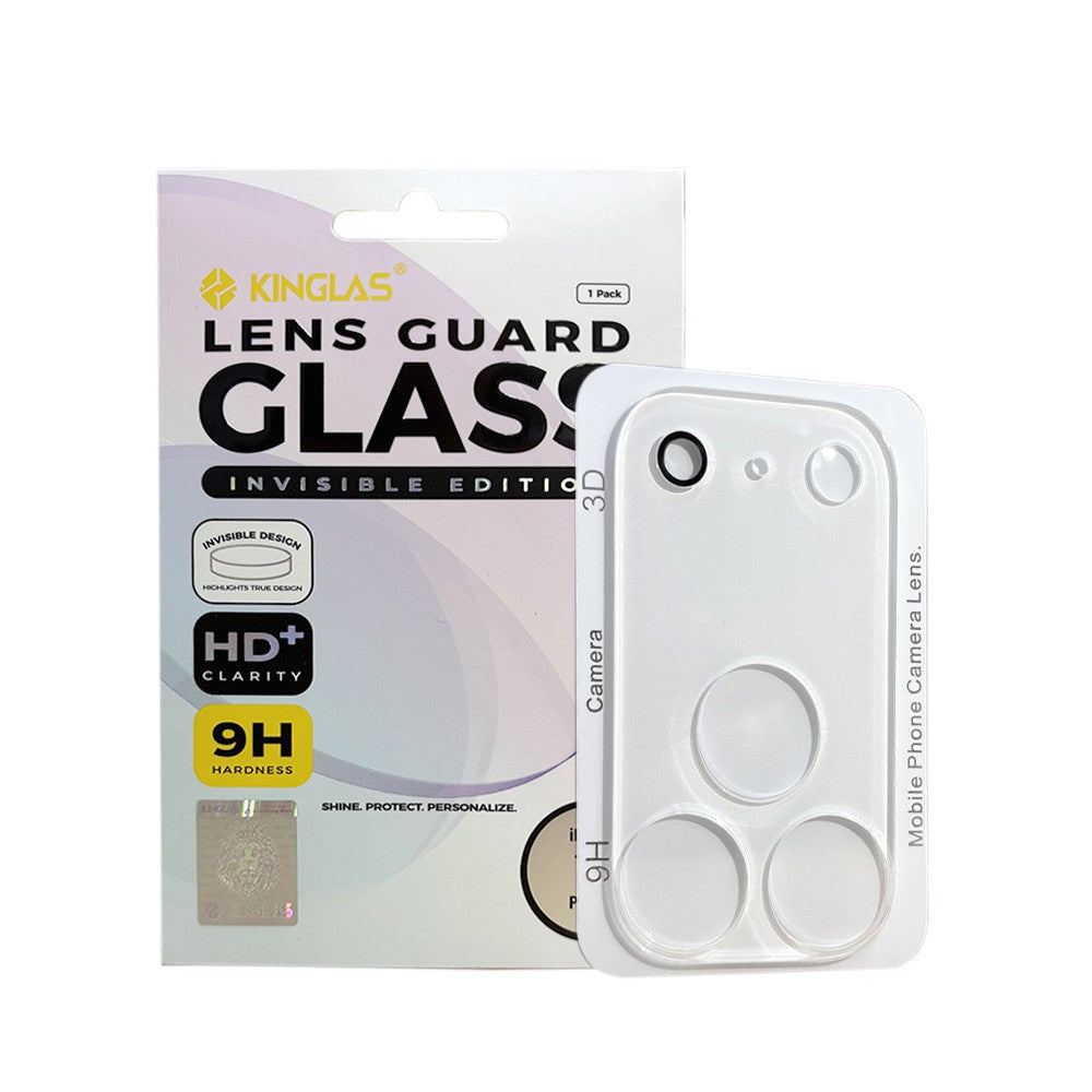 iPhone 17 Pro Max Kinglas 3D Full Coverage Silk Printing Camera Lens Protector Film