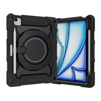 Armor Shockproof Handle Ring Rotation Case Cover for iPad Air 13 (2024)
