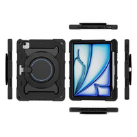 Armor Shockproof Handle Ring Rotation Case Cover for iPad Air 13 (2024)
