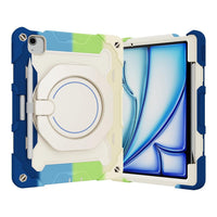 Armor Shockproof Handle Ring Rotation Case Cover for iPad Air 11 (2024)
