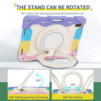 Armor Shockproof Handle Ring Rotation Case Cover for iPad Pro 13 (2024)
