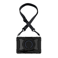 Armor Shockproof Handle Ring Rotation Case Cover for Samsung Galaxy Tab S9+ X810 / S9 FE+ X610 / S10+ X820