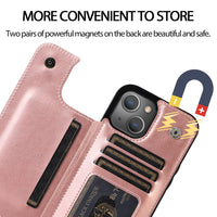 Back Flip Leather Wallet Cover Case
