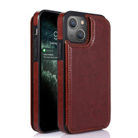 Back Flip Leather Wallet Cover Case
