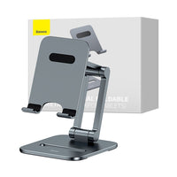 Baseus Desktop Biaxial Foldable Metal Stand For Tablets-Gray
