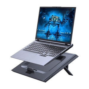 Baseus Thermo Cool Heat-Dissipating Laptop Stand (Turbo Fan Version)-Gray