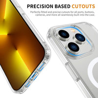 High Quality Acrylic + TPU Hybrid Transparent Magsafe Case
