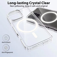 High Quality Acrylic + TPU Hybrid Transparent Magsafe Case
