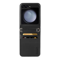 Hanman PU Flip Leather Wallet Cover Case for Samsung Galaxy Z Flip7
