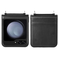 Hanman PU Flip Leather Wallet Cover Case for Samsung Galaxy Z Flip7
