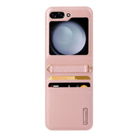 Hanman PU Flip Leather Wallet Cover Case for Samsung Galaxy Z Flip7
