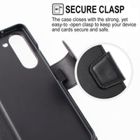 Hanman PU Flip Leather Wallet Cover Case for Samsung Galaxy Z Fold 7
