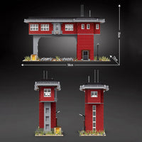 MOULDKING 12009 World Railway: Train signal station with 1809 pieces
