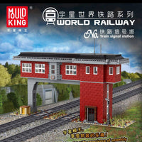 MOULDKING 12009 World Railway: Train signal station with 1809 pieces
