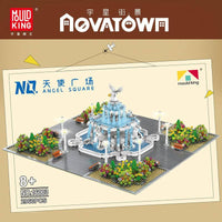 MOULDKING 16003 Aovatown: Angel Square with light with 2960 pieces
