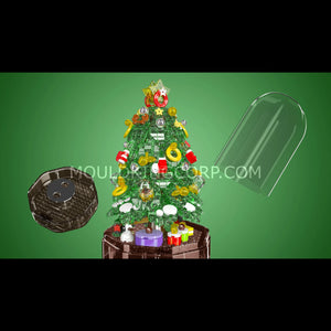 Mould King 10090 Christmas Tree Music Box Building Set | 688 PCS