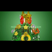 Mould King 10090 Christmas Tree Music Box Building Set | 688 PCS