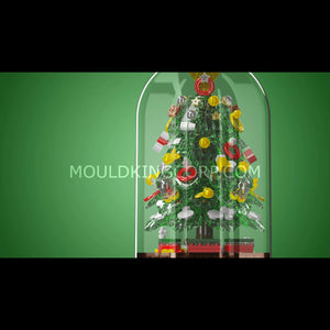 Mould King 10090 Christmas Tree Music Box Building Set | 688 PCS