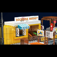 Mould King 10186 Harbor Dockside Market Building Set | 869 Pcs
