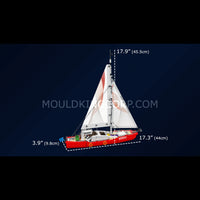 Mould King 10190 Modern Ocean Cruiser Building Set | 767 Pcs
