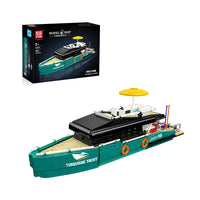 Mould King 10197 The Turquoise Luxury Cruiser Building Set | 850 Pcs
