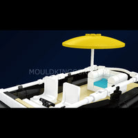 Mould King 10197 The Turquoise Luxury Cruiser Building Set | 850 Pcs
