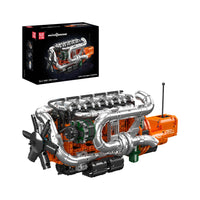 Mould King 10200 Inline-6 Truck Engine & Transmission Building Set | 3,236 Pcs
