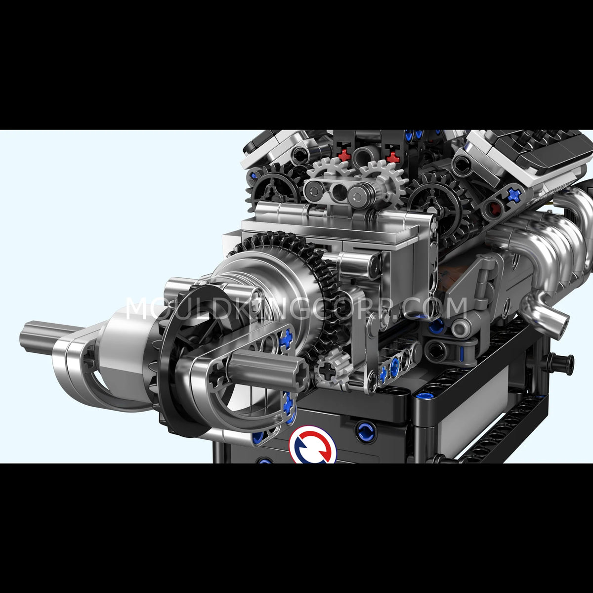 Mould King 10206 Turbocharged V8 Engine Building Set | 737 Pcs ...