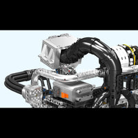 Mould King 10214 Motorized Wankel Rotary Engine with Gearbox Model Building Set | 2,177 Pcs
