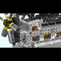 Mould King 10214 Motorized Wankel Rotary Engine with Gearbox Model Building Set | 2,177 Pcs
