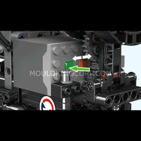 Mould King 10216 Turbojet Engine Mechanical Model Building Set | 1,214 Pcs
