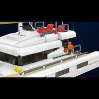 Mould King 10217 Catamaran Sailboat Model Building Set | 890 Pcs
