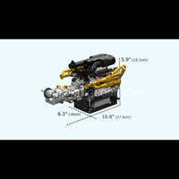 Mould King 10224 Motorized Valkyrie V12 Engine Model Set | 974 Pcs
