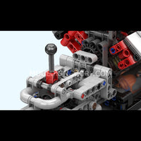 Mould King 10225 American Muscle Car V8 Engine with Gearbox Building Set | 855 Pcs
