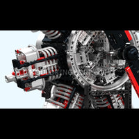 Mould King 10233 Radial Aviation Engine Building Kit | 3,089 Pcs
