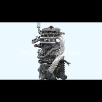 Mould King 10247 Raptor Rocket Engine Building Set | 496 Pcs
