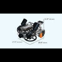 Mould King 10248 JZK V8 Hyper Engine Building Set | 3,192 Pcs
