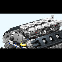 Mould King 10250 LFA V10 Engine Model Building Set | 1,834 Pcs
