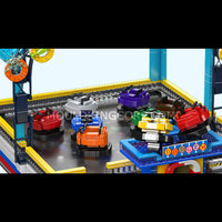 Mould King 11018 Electric Magnetic Bumper Cars Arena Building Set | 2,044 Pcs
