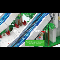 Mould King 11021 Electric Water Slide Building Blocks Set | 2,088 Pcs
