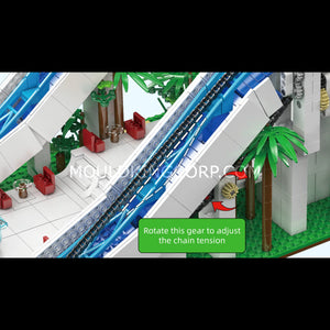Mould King 11021 Electric Water Slide Building Blocks Set | 2,088 Pcs