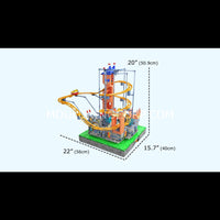 Mould King 11023 Castle Roller Coaster Building Set | 2,584 Pcs
