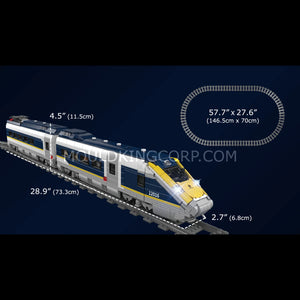 Mould King 12016 Eurostar E320 High-Speed Train Building Set | 1,948 Pcs